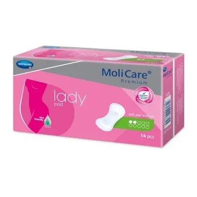 MoliCare Lady Inkontinenční vložky 2 kapky 14 ks