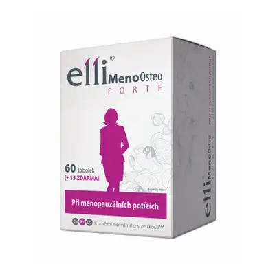 Elli MenoOsteo FORTE, 60+15 tablet zdarma