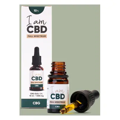 I am CBD Full Spectrum CBG konopný olej 10% 10 ml original