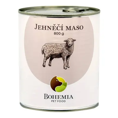 Bohemia Pet Food Jehněčí maso ve vlastní šťávě 800g