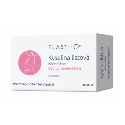 Elasti-Q Kyselina listová 800, 30 kapslí