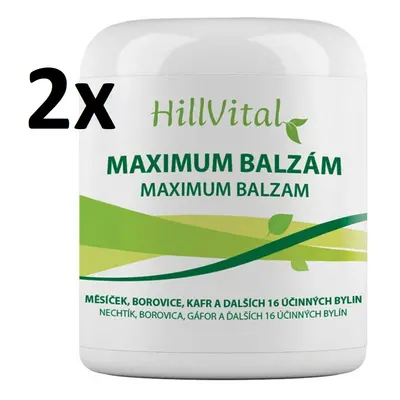 HillVital Maximum balzám na revma a bolest kloubů, 2x250ml