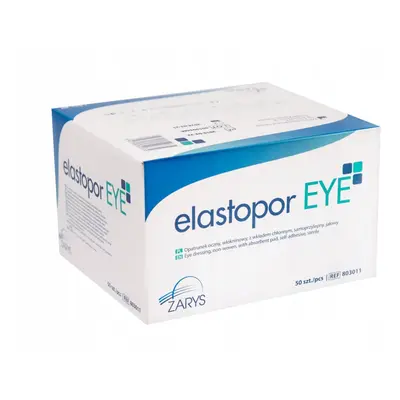 ZARYS International Group Elastopor Eye netkané oční krytí 6,5cm x 9,4cm, sterilní, 50ks