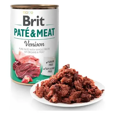 Brit Konzerva pro psy paté zvěřina, kuřecí, vnitřnosti, 800 g