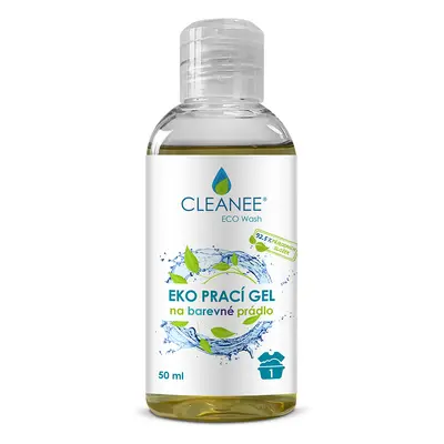 CLEANEE EKO Prací gel na barevné prádlo 50ml