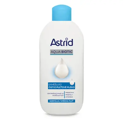 ASTRID AQUA BIOTIC čistící pleťové mléko, normální a smíšená pleť, 200 ml