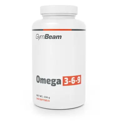 GymBeam Omega 3-6-9, 60 kaps. Příchuť: bez příchuti