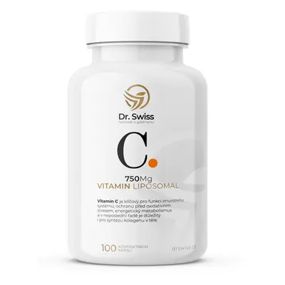 Dr. Swiss Lipozomální vitamín C, 100 ks