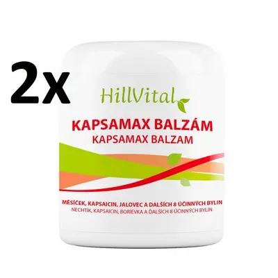 HillVital Kapsamax balzám, na ztuhlé svaly a klouby, 2x250 ml