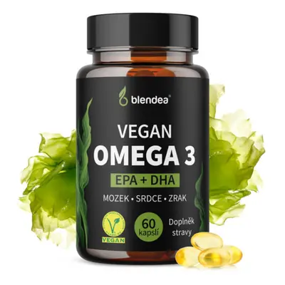 Blendea Vegan Omega 3, 100 % rostlinné, 60 kapslí