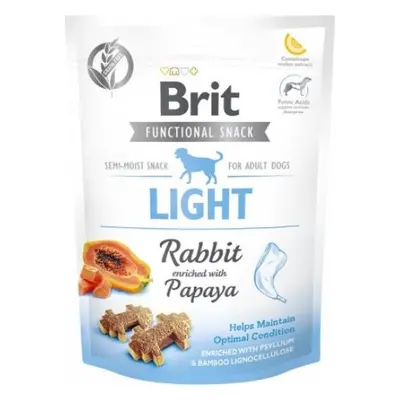 Brit Care Dog poloměkké pamlsky pro psy bez obilovin s králíkem a papájou, 150 g