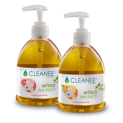 CLEANEE EKO Dárkové balení CITRUS - 2 ks mýdla - Grep a Pomeranč