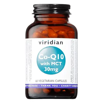 Viridian Nutrition Viridian Co-enzym Q10 with MCT 30mg, 60 kapslí