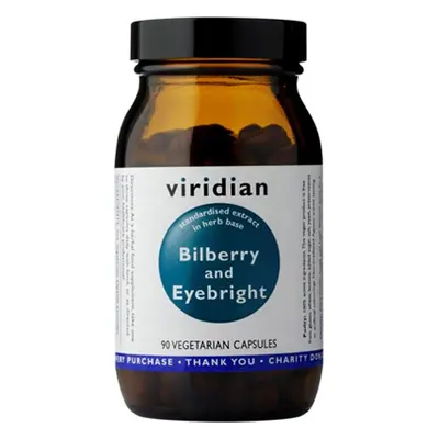 Viridian Nutrition Viridian Bilberry and Eyebright, 90 kapslí