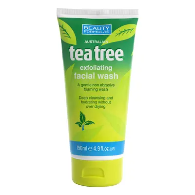 BEAUTY FORMULAS TEA TREE Pěnivý čistící gel na pleť, 150 ml