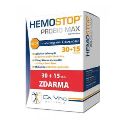 Da Vinci Academia Hemostop Probio MAX, 30+15 tob.