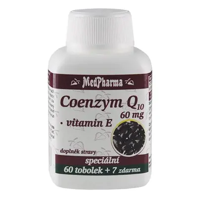 MedPharma Coenzym Q10 60 mg + vitamin E, 67 tobolek