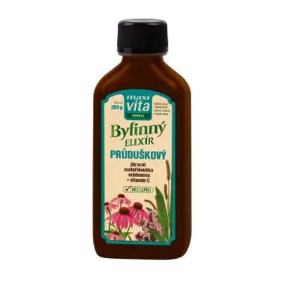 Maxi Vita Herbal Bylinný elixír - Průduškový, 200 ml