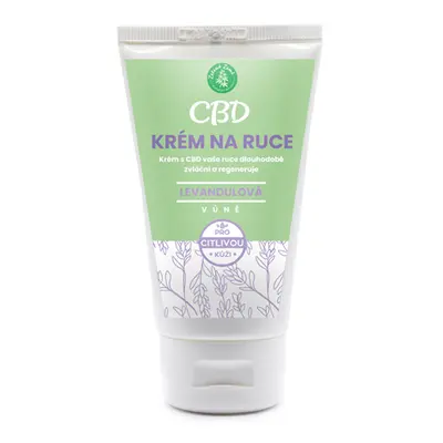 Zelená Země CBD krém na ruce, 75 ml