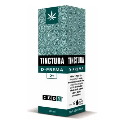 CBDex Tinctura D-PREMA 2%, 10ml