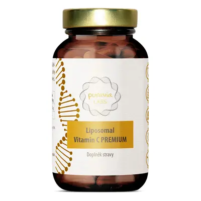 Puravia LABS Liposomální vitamín C PREMIUM, 60 kapslí