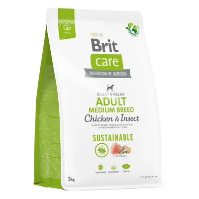 Brit Care Dog Sustainable Adult Medium Breed 3kg