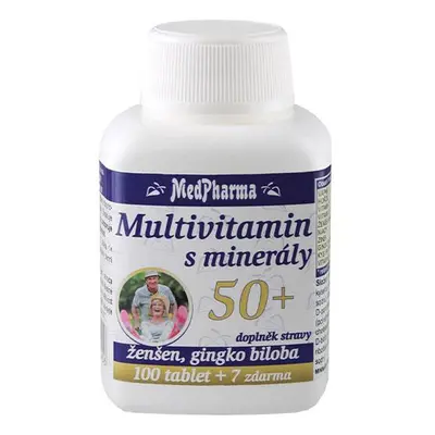 MedPharma Multivitamin s minerály 50+, 107 tablet