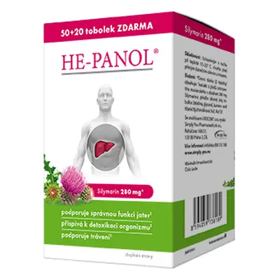 HE-PANOL HE-PANOL,50+20 tablet zdarma