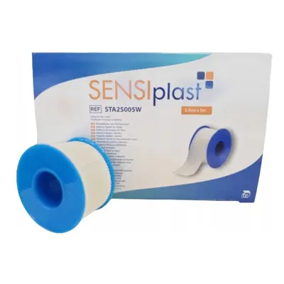 ZARYS International Group SENSIplast, fixační náplast z textilu na cívce, hypoalergenní, bílá, n