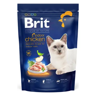 Brit Premium by Nature Cat krmivo pro doma žijící kočky s kuřetem, 800 g