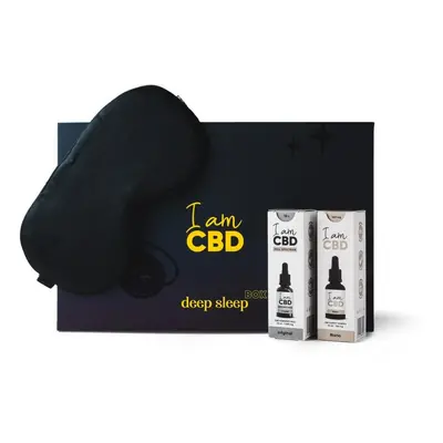 I am CBD Dárkový Deep sleep box - 2x CBD kapky + škraboška