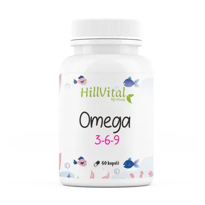 HillVital Omega 3-6-9, 60 kapslí