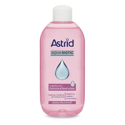 ASTRID AQUA BIOTIC čistící pleťová voda, suchá a citlivá pleť, 200 ml