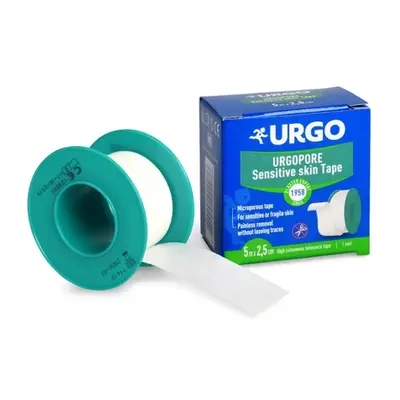 Urgo Pore fixační náplast z netkaného textilu 5m x 2,5cm