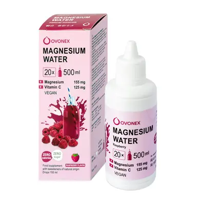 Ovonex Magnesium water Raspberry, 100 ml