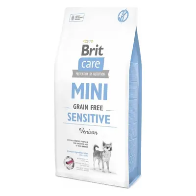 Brit Care MINI krmivo pro citlivé psy malých plemen bez obilovin se zvěřinou, 7 kg