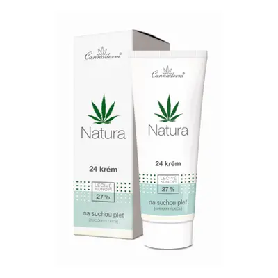 Cannaderm Natura 24 krém na suchou pleť, 75 ml