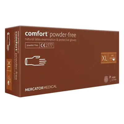 Mercator Medical Latexové rukavice Mercator Comfort powder-free, nepudr., 100 ks Velikost: XL