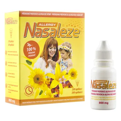 NASALEZE,British Isles Nasaleze Allergy, 800mg, Přírodní práškový sprej