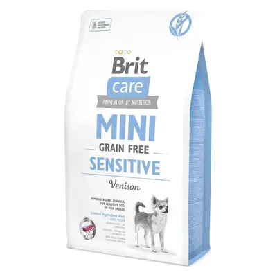 Brit Care MINI krmivo pro citlivé psy malých plemen bez obilovin se zvěřinou, 2 kg