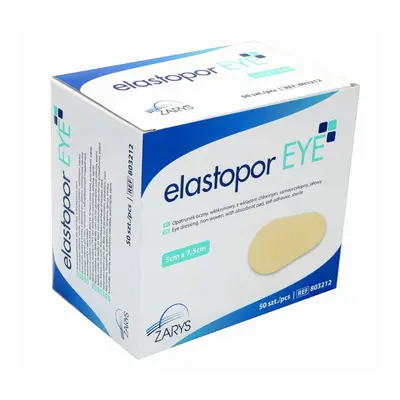 ZARYS International Group Elastopor Eye netkané oční krytí 5cm x 7,5cm, sterilní, 50ks