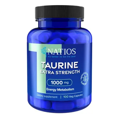 Natios Taurine Extra Strength 1000 mg, 100 kapslí