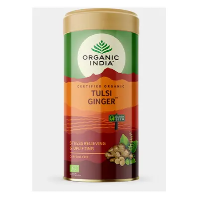 ORGANIC INDIA Tulsi Ginger BIO, plech 100 g