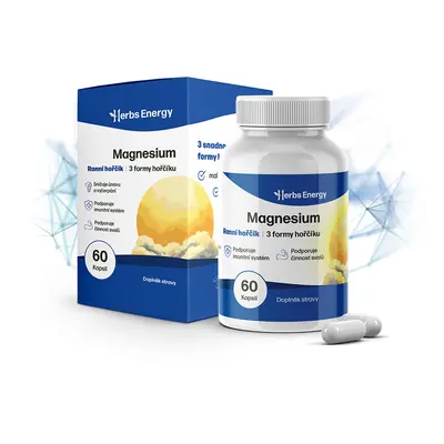 Herbs Energy Magnesium Ranní hořčík, 60 kapslí