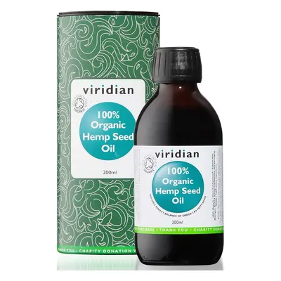 Viridian Nutrition Viridian Hemp Seed Oil Organic, 200 ml