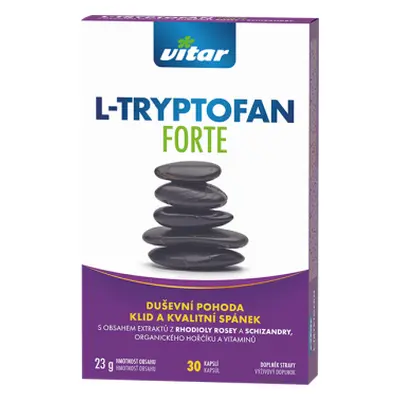 Vitar L-Tryptofan forte, 30 kapslí