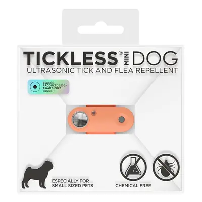 TICKLESS Mini dog Nabíjecí ultrazvukový odpuzovač klíšťat a blech Hot peach