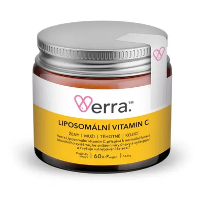 Verra. VERRA Liposomální Vitamin C, 1000mg, 60 kapslí