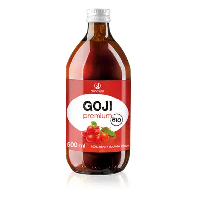 Allnature Goji - Kustovnice čínská Premium BIO, 500 ml