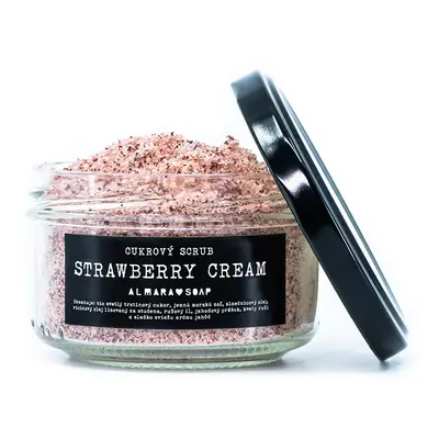 Almara Soap Scrub na tělo Strawberry cream, 140 g